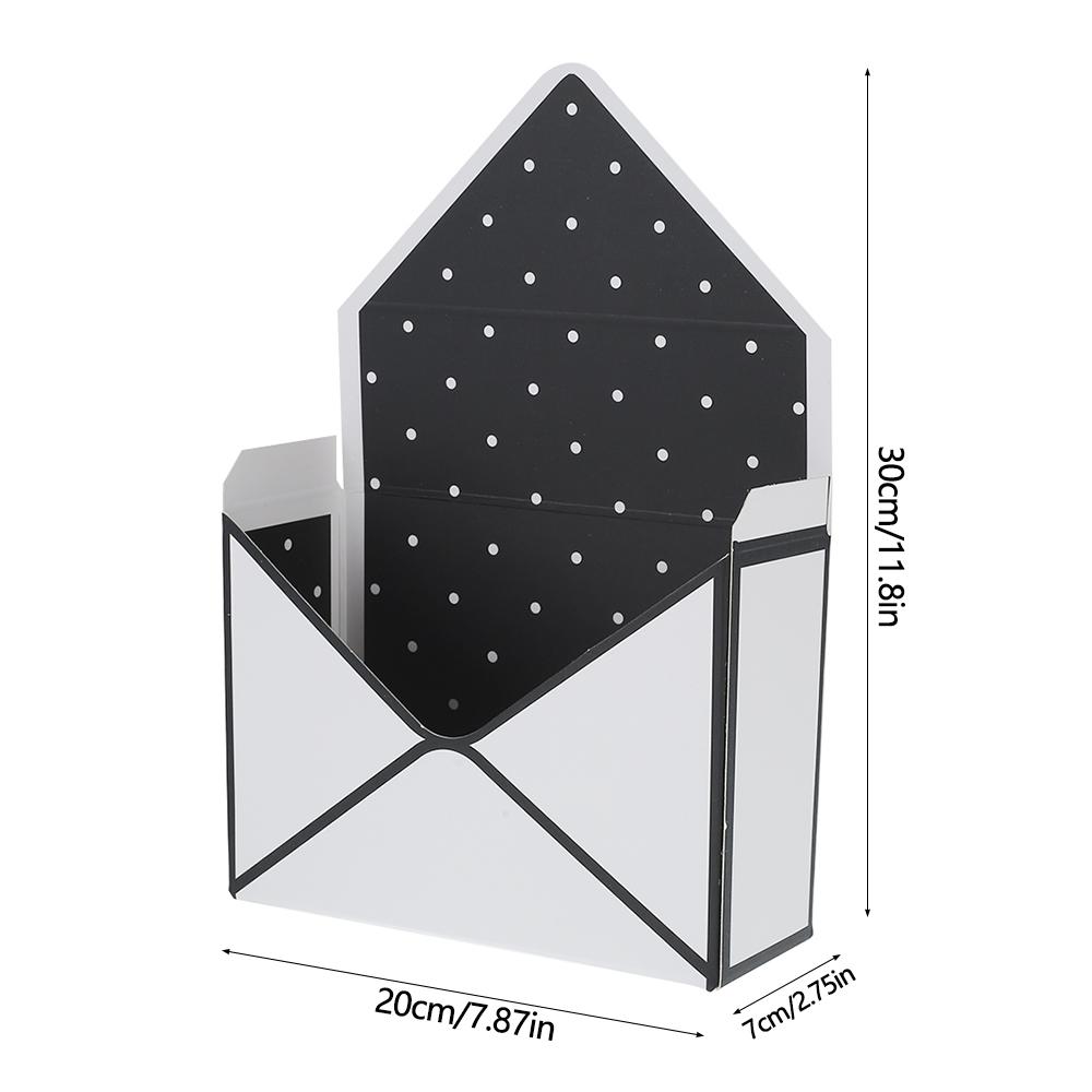 6/12Pcs Envelope Folded Flower Boxes Bouquet Storage Box Creative Wedding Party Valentine's Day Flower Boxes Envelope Flower Box