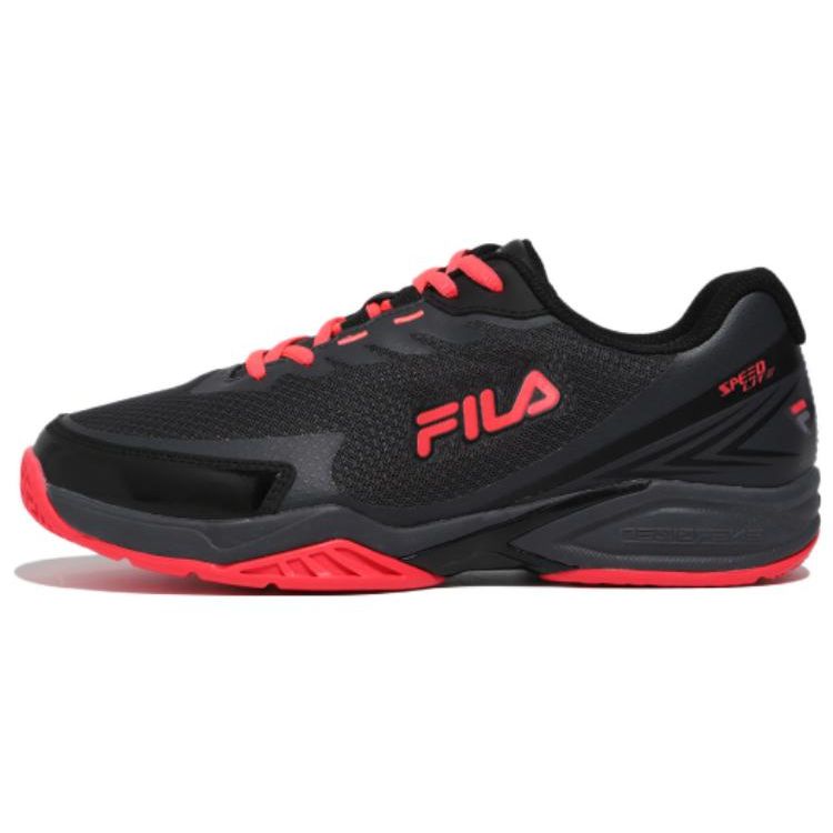 FILA Advantage T7 Low Top Tennis Shoes Unisex sneakers Black Red 1TM01884F_005 41.5