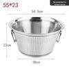 Stainless Steel Rice & Vegetable Washing Basin