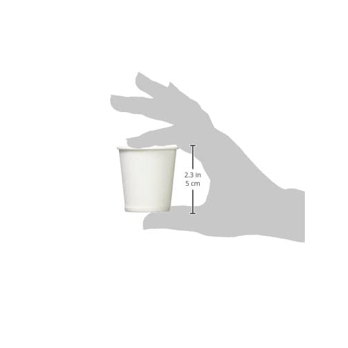 Niche Plus Mini White Paper Cups, 3 oz (90 ml), 250 count