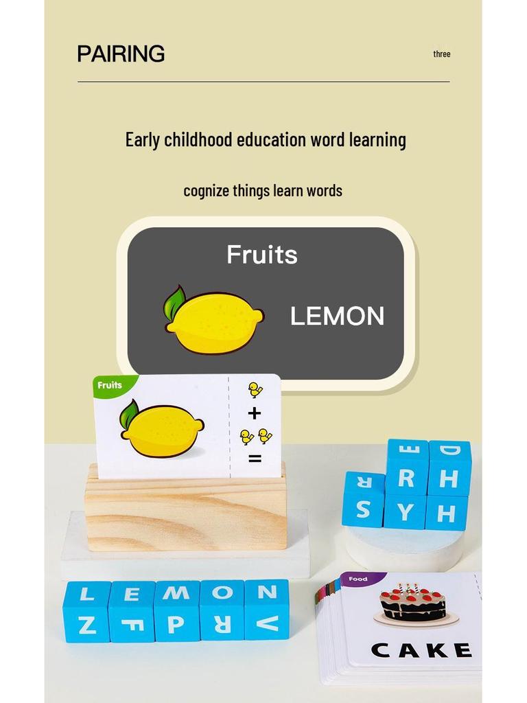 Cross-Border Kids' English Spelling Game: Parent-Child Interactive Educational Alphabet Toy