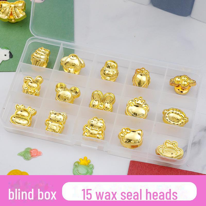 Eco-Friendly Zinc Alloy Retro Wax Seal Head with Color-Preserving Electroplating