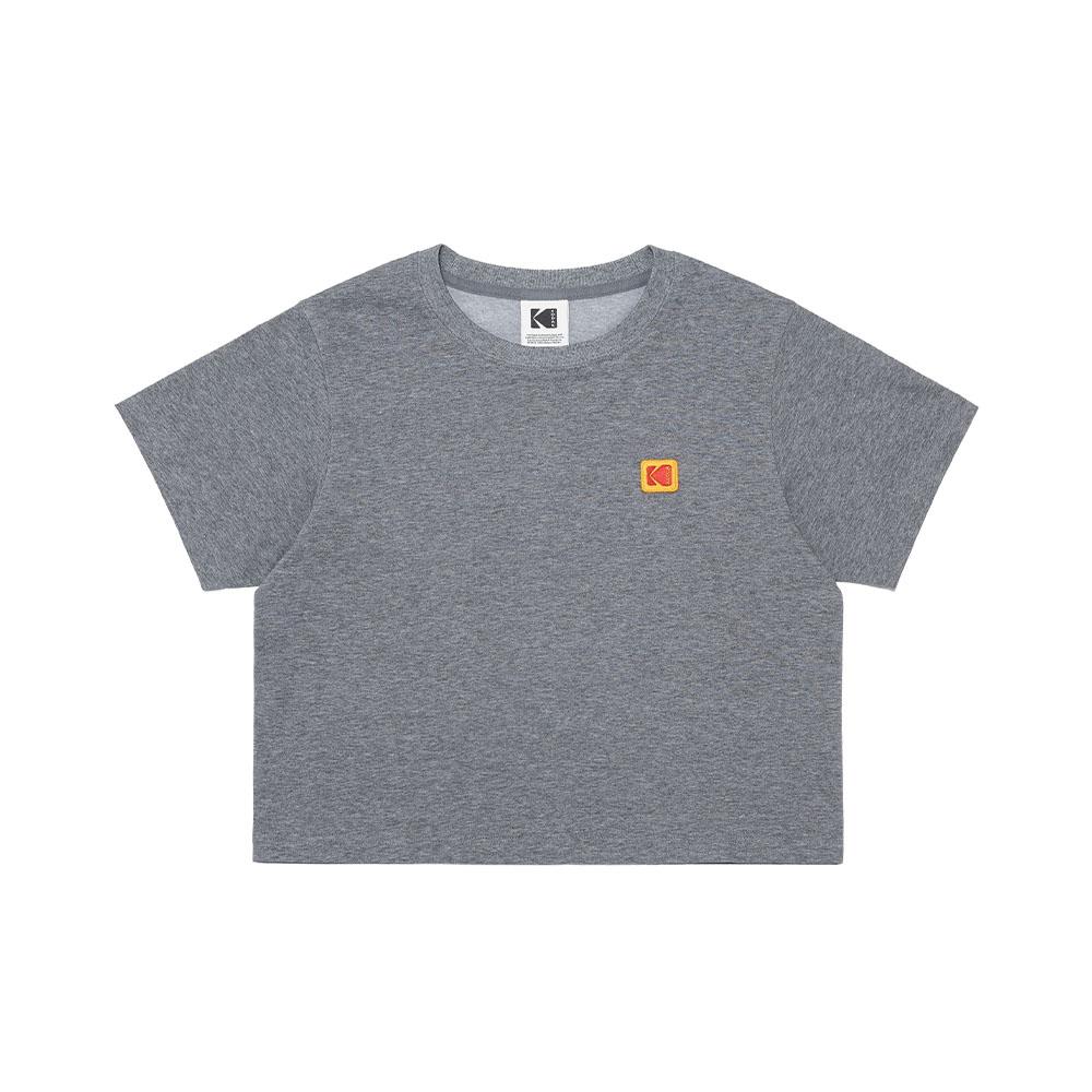 KODAK Signature Logo Askin Short Sleeve T-Shirt Women'S Charcoal