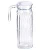 Jug for Drinks Water Juice Lemonade Glass Narrow Lid for Refrigerator 1L