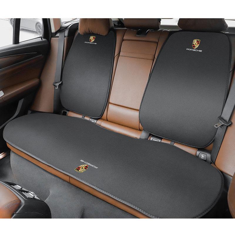 Funda de Cojín para Asiento de Coche Almohadilla para Respaldo Esterilla Protectora Para Porsche Panamera Taycan 911 718 Macan Cayenne Boxster Cayman 918 Pajun