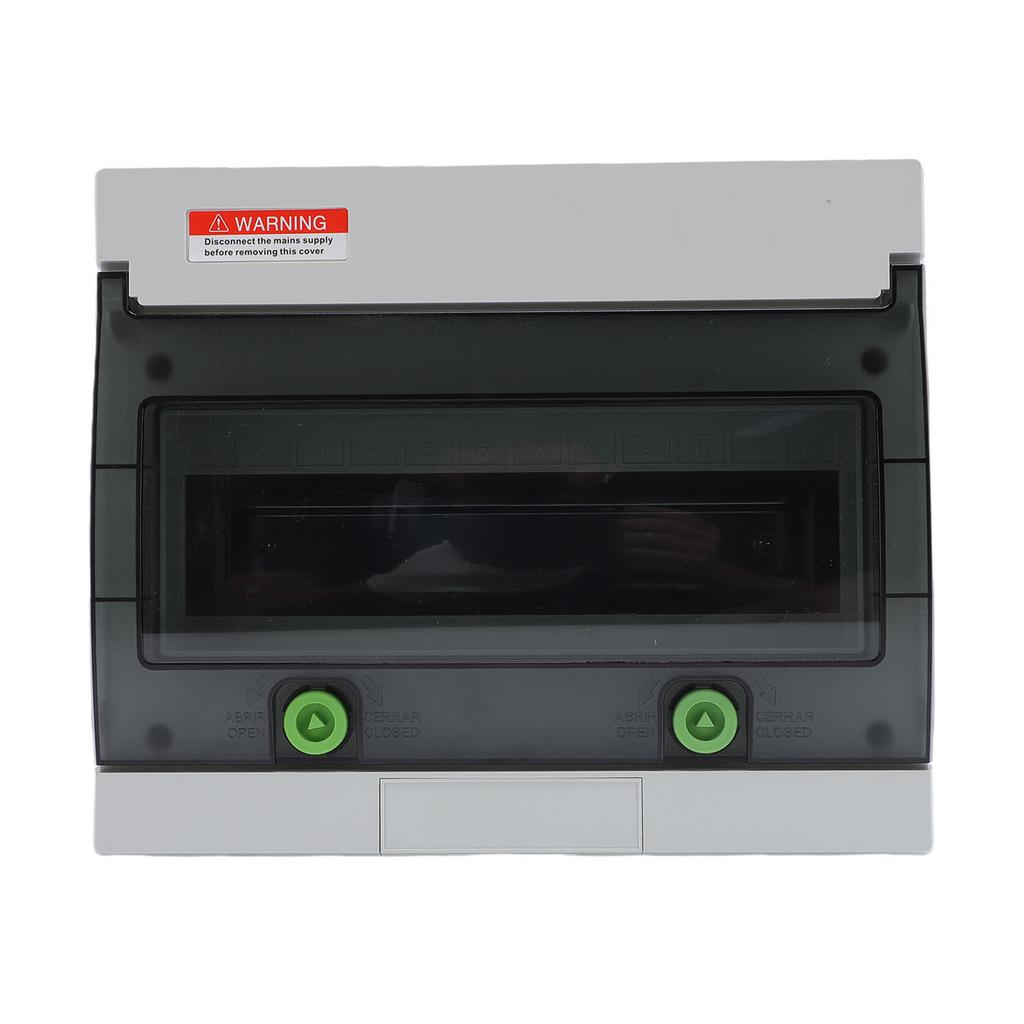 Circuit Breaker Box 12 Way IP66 Rain Proof DIN Rail Shell Circuit Breaker Electrical Box with Lock for Outdoor