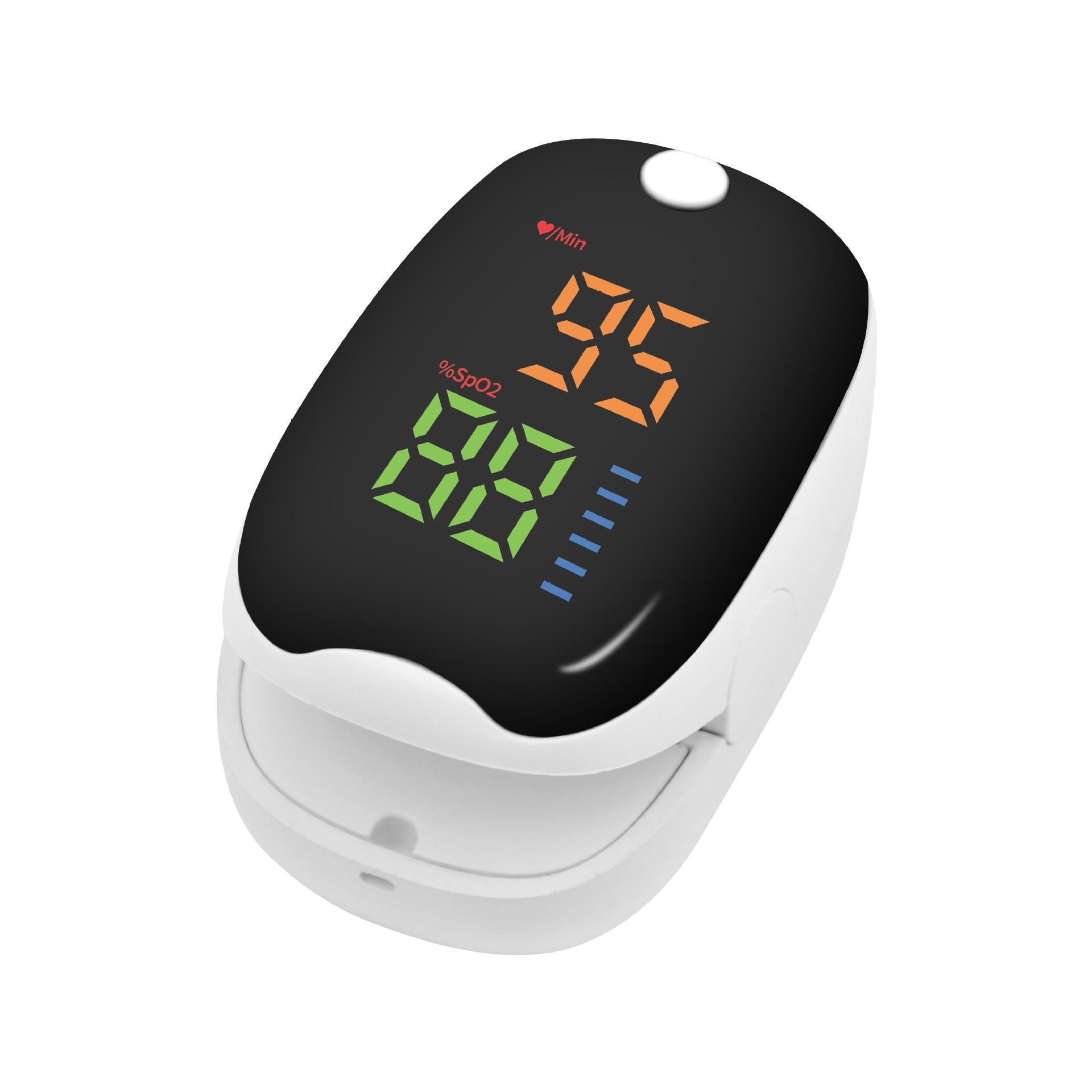 

Высокоточное оборудование для мониторинга уровня глюкозы Мониторинг уровня кислорода в крови Пальцевой зажим Пульсоксиметр на палец Монитор сердечного ритма белый