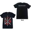 Dead Kennedys 'Vintage DK Logo' Black T Shirt W/ Back Print - NEW OFFICIAL Unisex T-Shirt