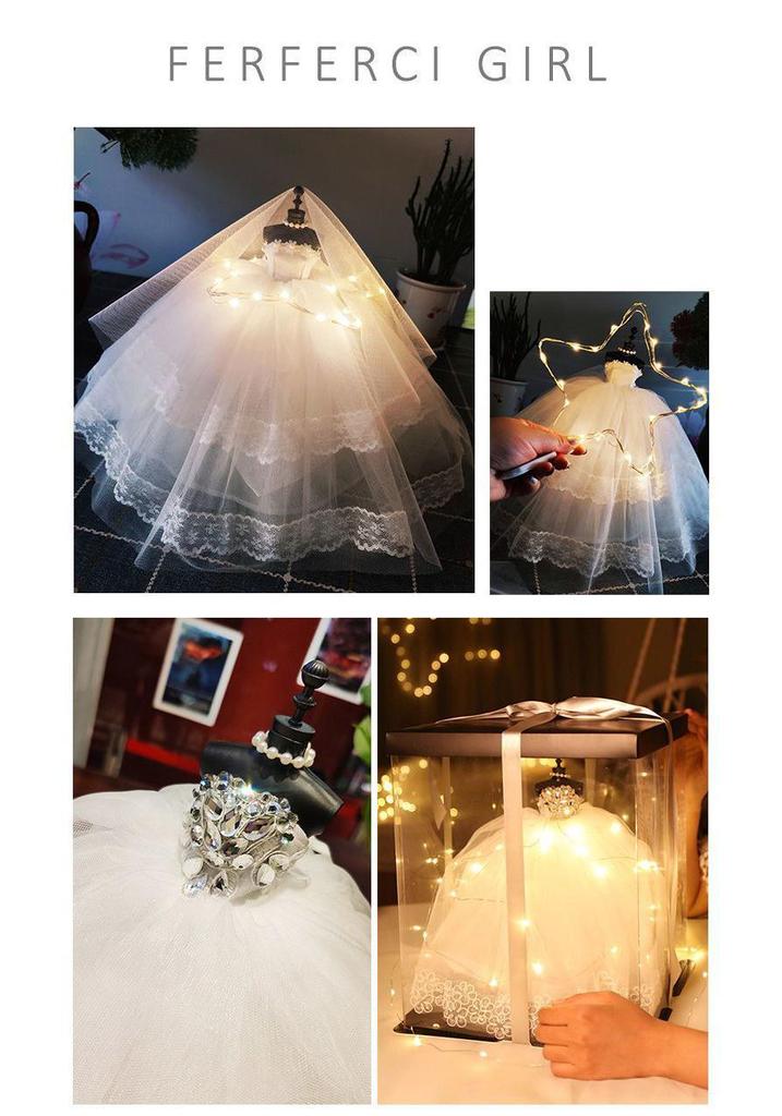 Modèle de Robe de Mariée Créatif Cadeau pour Petite Amie de 18 Ans ou Meilleure Amie