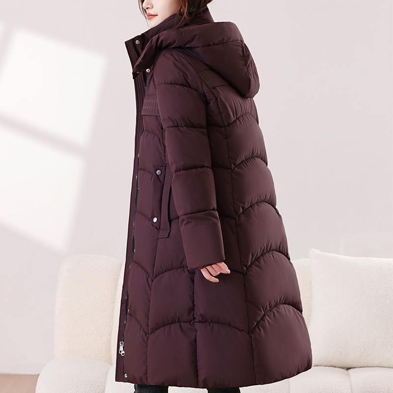 Fashion Winter Jackets Woman Long Parkas Hooded Plus Size Thick Warm Women's Coats