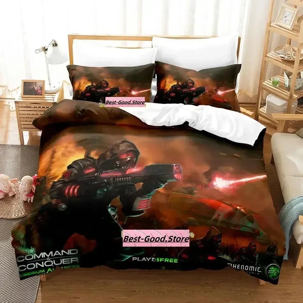 Complus And Conquer 3 Beding Set Single Twin Ful Quen King-Sized Dimensionsd Dimensions Bed Linen Set Adult People Kid Bedrom Duvetcover Sets New