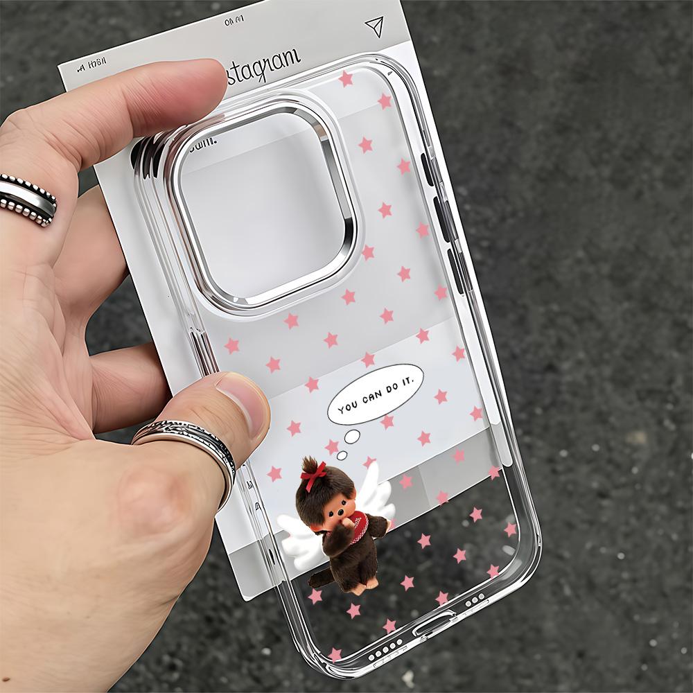 Ins Cute M-Monchhichis Phone Case for Samsung Galaxy A57 A56 A36 A26 A06 A55 A35 A16 A54 A34 A25 A24 A05 A73 A53 A33 4G 5G