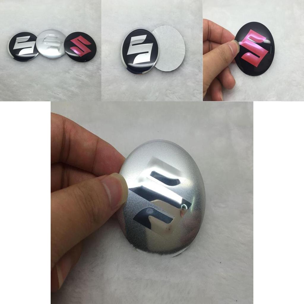 565mm Car 4pcs Wheel Center Hub Cap Cover Emblem Badge Decal Sticker For Suzuki