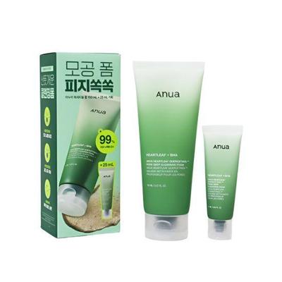 Quercetinol Pore Deep Cleansing Foam Sebum Control Pore Care Facial Cleanser Set 150ml + 25ml