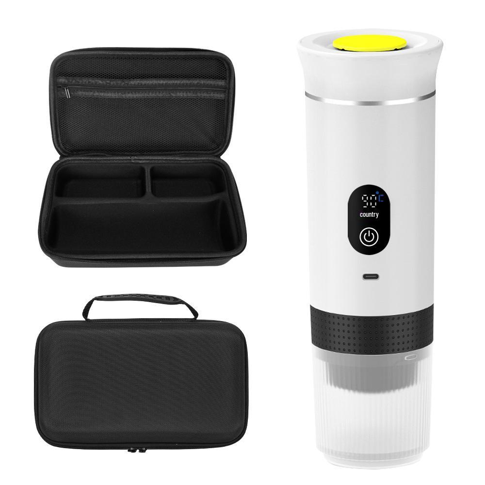 Meiyishi Tragbare Espresso-Kapsel-Kaffeemaschine - 3-in-1 Outdoor Beheiztes Ladegerät