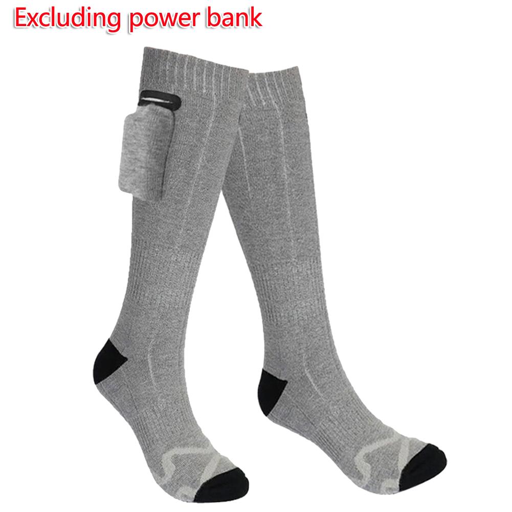 

Unisex Electric Heated Socks Rechargable Electric Sock for Winter Skiing Cycling Winter Warm Heating Thermal Stockings