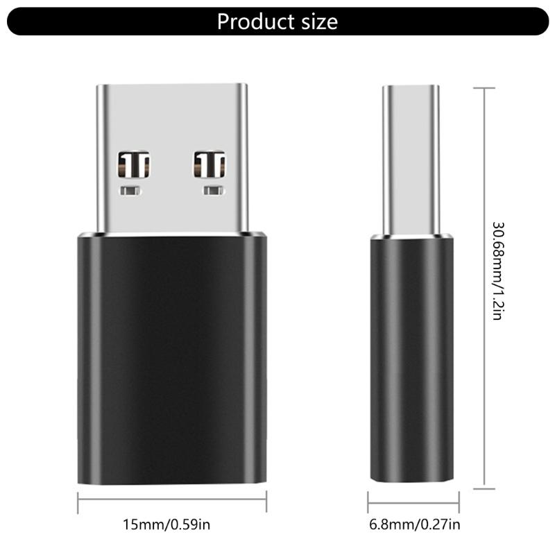 USB3.2 Male To Type C Female Converter, Fast Charging & Synchronization Support, Notebook, Smartphone, Tablet Connection