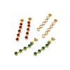Elegant Zircon Long Earrings - Light Luxury, Versatile Fashion for Women