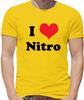 I Love Nitro - Mens T-Shirt - Gladiator TV Game Show Name Contender Funny