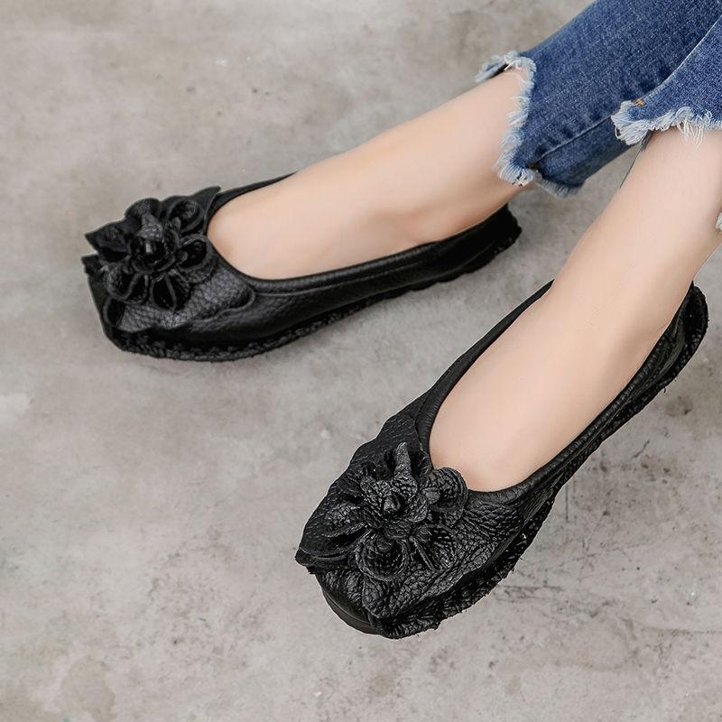 

2025 Women s Noble Purple Moccasins Geunine Leather Vintage Flats Woman Deisgner Flat Shoes for Women Sewing Oxford Sneaker 4.5 чёрный