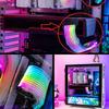 Güç Kaynağı için RGB Kablo Uzatma Kiti Kablolar