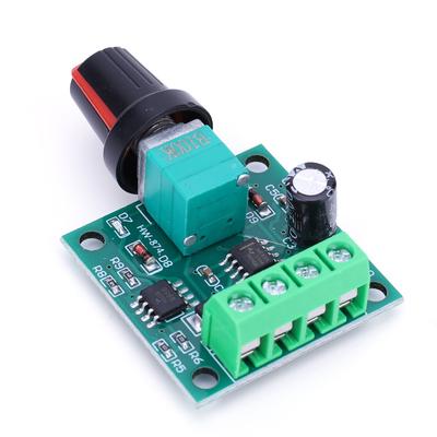 Adjustable Driver Switch Module 1.8V 3V 5V 6V 12V 2A Driver Motor Speed Regulator with Speed Control Knob Electronic Components