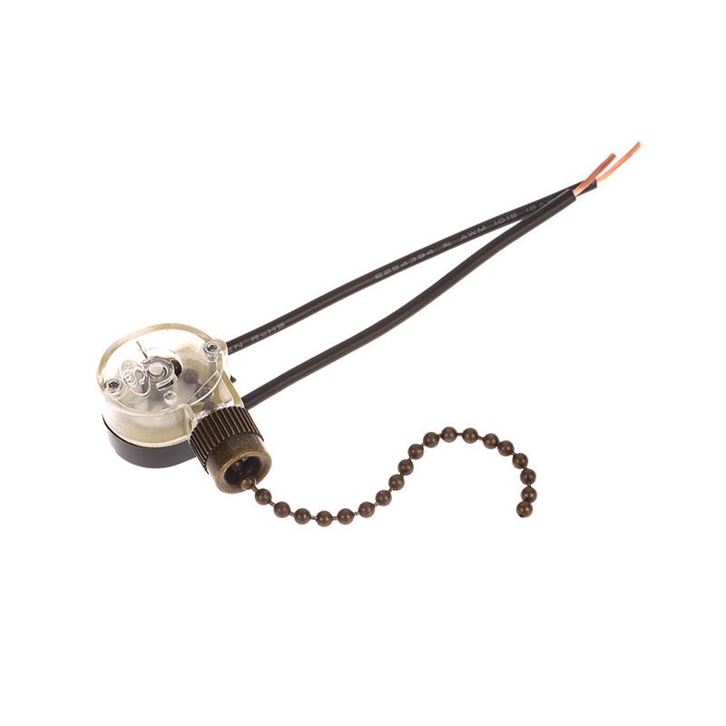 

1 шт. Потолочный вентилятор выключатель света Zing Ear Ze-109/Xz-227 двухпроводной выключатель света с тяговыми шнурами для потолочных вентиляторов ламп 3x2x1.5cm бронзовый