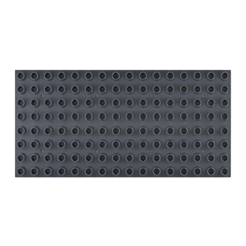 8x16 Dots  Building Block Set BasePlates for Big Size Block Bricks Plate Assembly Two-sided Base Plate Compatible with  Duplo Block Bricks