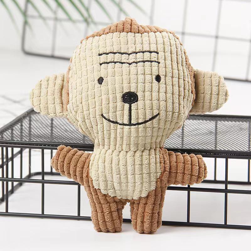 Indestructible Plush Dog Toy: Bite-Resistant Yellow Duck Companion