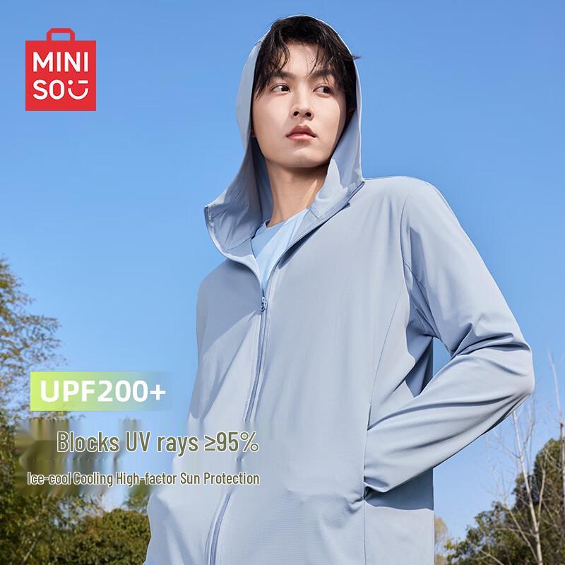 MINISO Men's Cooling Hooded UV Protection Jacket