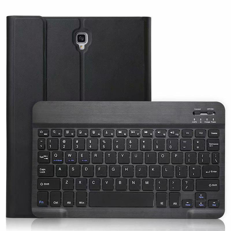 Samsung T590/T595 Tablet Bluetooth Keyboard Leather Case - Wireless Protective Cover