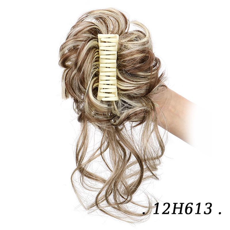 Multi-Color Long Tassel Hair Tie Clip with Fluffy Silk Flower Bud - Celebrity Style