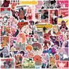 50 Latest Anime Chainsaw Man Graffiti Stickers Decorate Suitcase Guitar Notebook DIY Waterproof Stickers