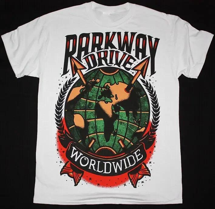 Vtg Parkway Drive Band Tshirt Street Oversized Y2k Men Women Hip Hop Retro Cotton Short Sleeve Breathable Loose Casual Shirt S