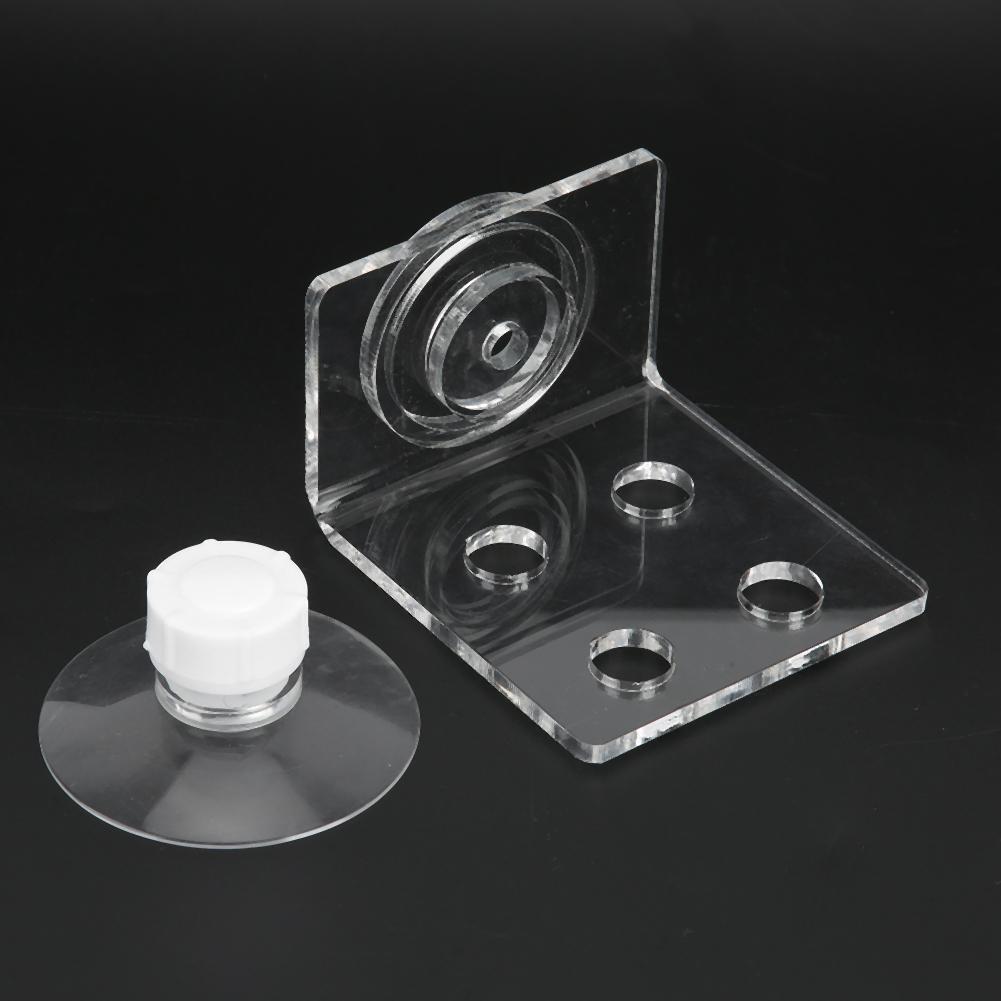 Acrylic Transparent Aquarium 4 Hole Coral SPS Button Snags Bracket Mount Fish Tanks Accessory