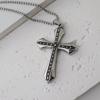 Cross Cross Clavicle Chains Stainless Steel Cross Choker Pendant Cross Necklaces  Birthday Gifts