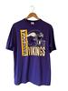 Vintage Koszulka Minnesota Vikings Męska XL Fioletowa Lata 90. USA Single Stitched