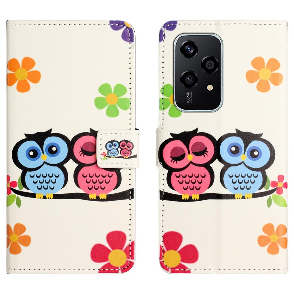 For Honor 200 Lite Case Pattern Printing Flip Leather Wallet Cover Cell Phone Accessory Wholesale