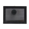ABWR-5X Velvet Glass Ring Earring Jewelry Display Organizer Box Tray Holder Storage Case, Black