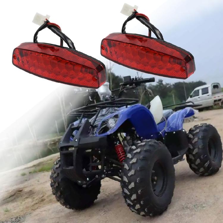 Upgrades LED Tail Light Brake Lamp Plastic LED Light LED Brake Signal High Visibility Rear Light Easy to Use for Scooter