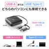 Sanwa Supply Wireless Webcam Conversion Up to 25m 4K Kit, 5GHz, Range, Compatible, USB-A/USB-C 2-Way, Windows/Mac/ChromeOS Compatible, CMS-EXW01
