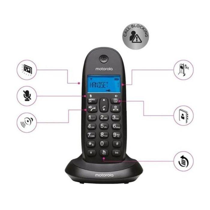 Téléphone sans fil - MOTOROLA - C1001 CB+ - DECT - Noir