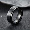 Fashion Titanium Steel Anxiety Rings For Men Women Spinner Fidgets Rings Rotate Freely Spinning Anti Stress Accessories Jewelry
