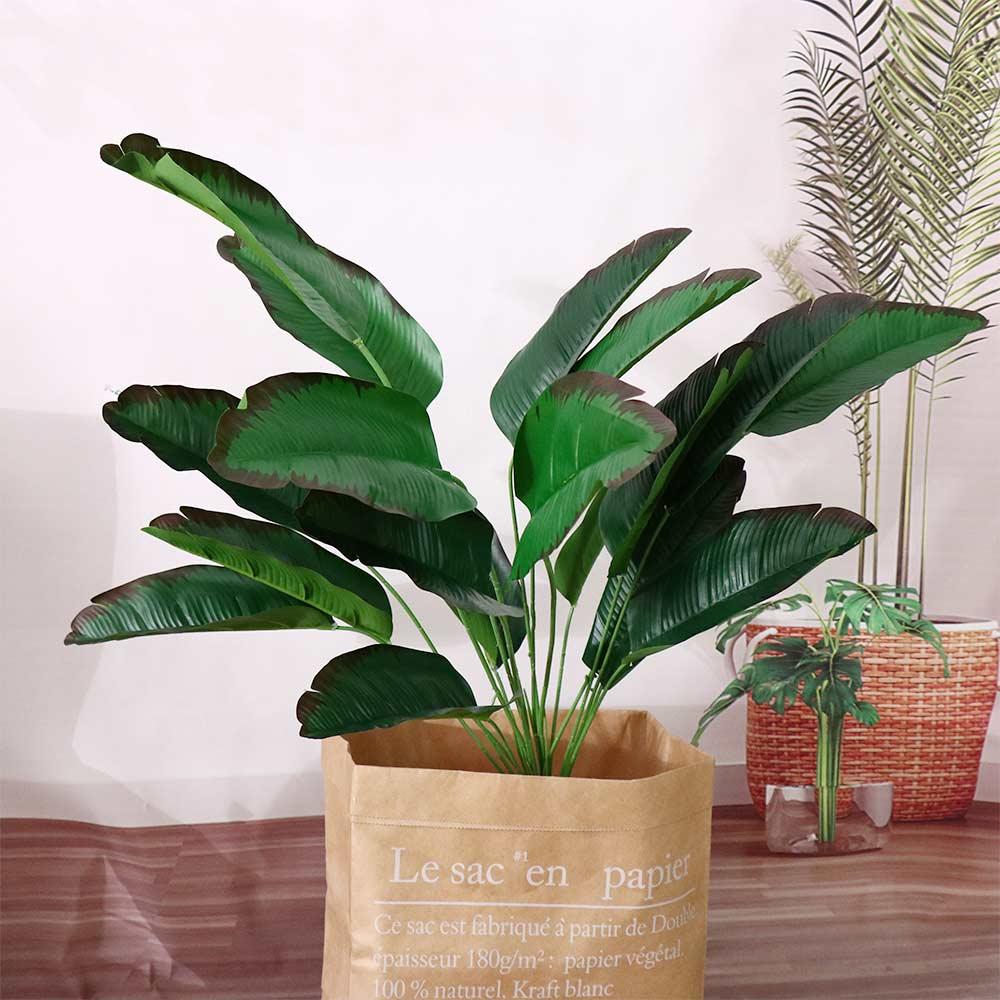 Garden Large Greenery Tropical Fake Plant Home Decoration Artificial Palm Faux Banana Tree