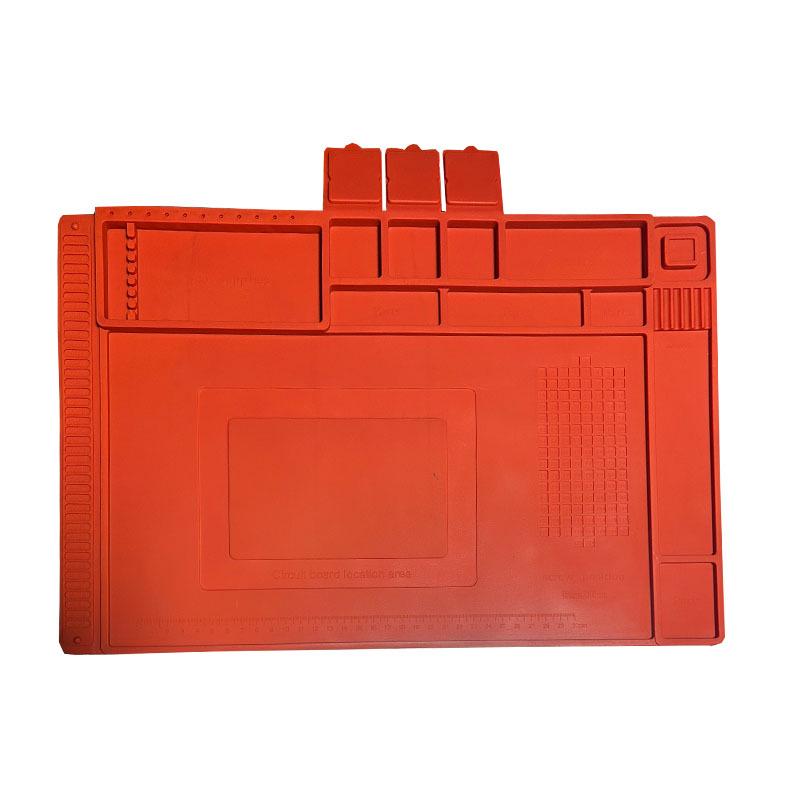 Hitzebeständige Silikon-Lötmatte mit Magnetmatte für Elektronikreparatur S160