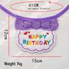 Pet Birthday Dress-Up Bib & Hat Set