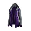 Herbst Sport Damen Colorblock Hoodies Mantel Langarm Kapuzenjacke Oberbekleidung