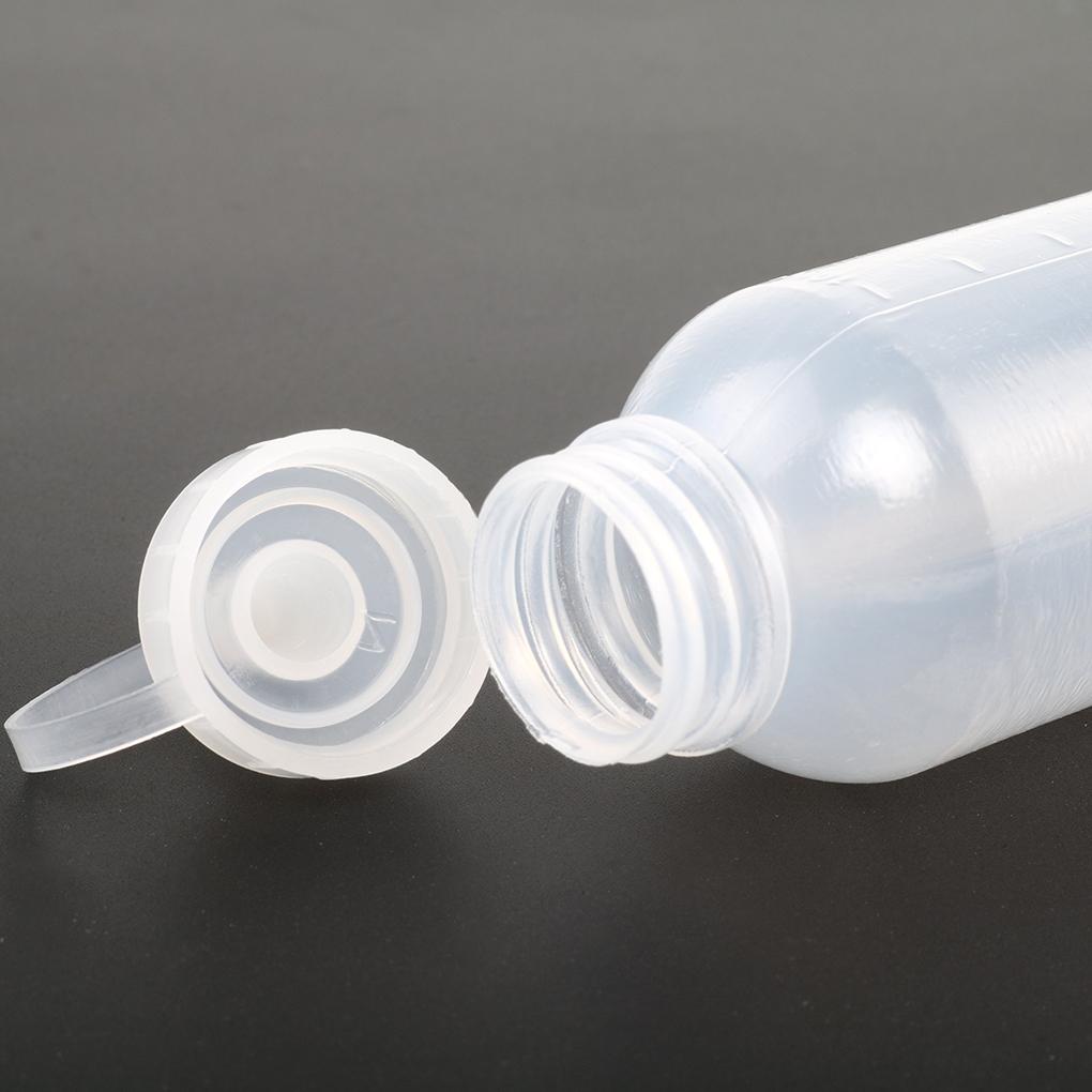 Clear White 100ML Plastic Sauce Squeezer Bottle Dispensing Bouteille
