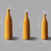 High quality ceramic vase for home decoration, living room, bedroom, dining room, table top decoration, yellow, gray, black