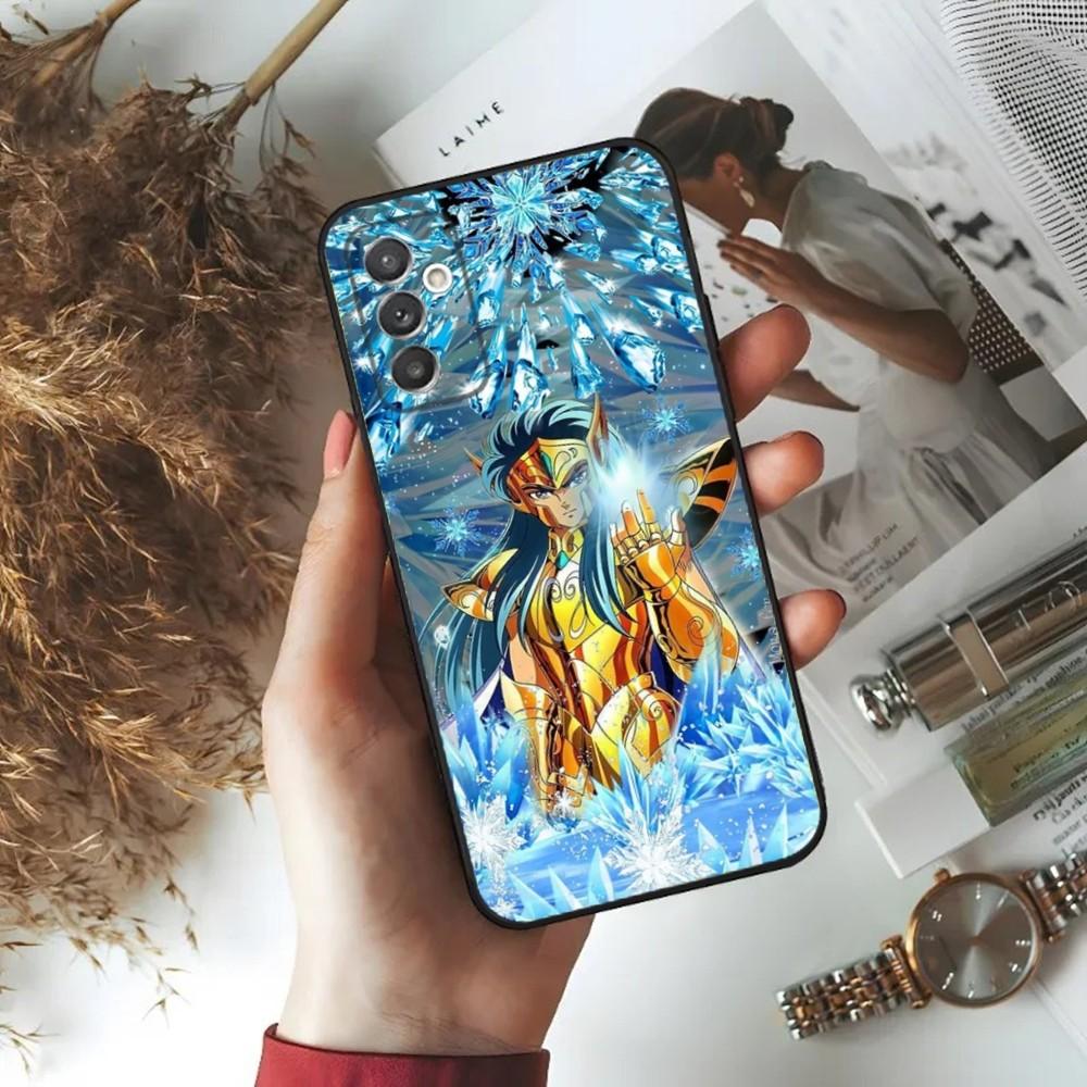 Saint Seiya Knights Of The Zodiac Phone Case For Samsung S24,23,22,30,21,10,9,Ultra,Plus,Lite,FE,5G Black Soft Case
